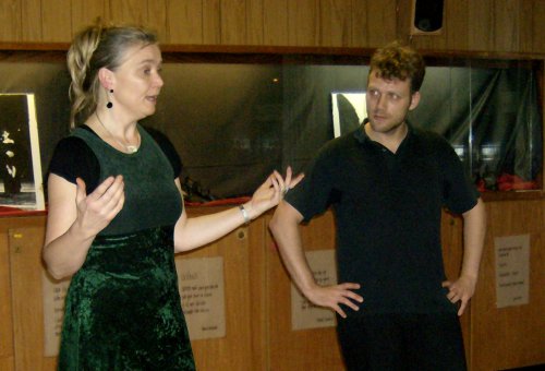 Gunilla og Henrik underviser