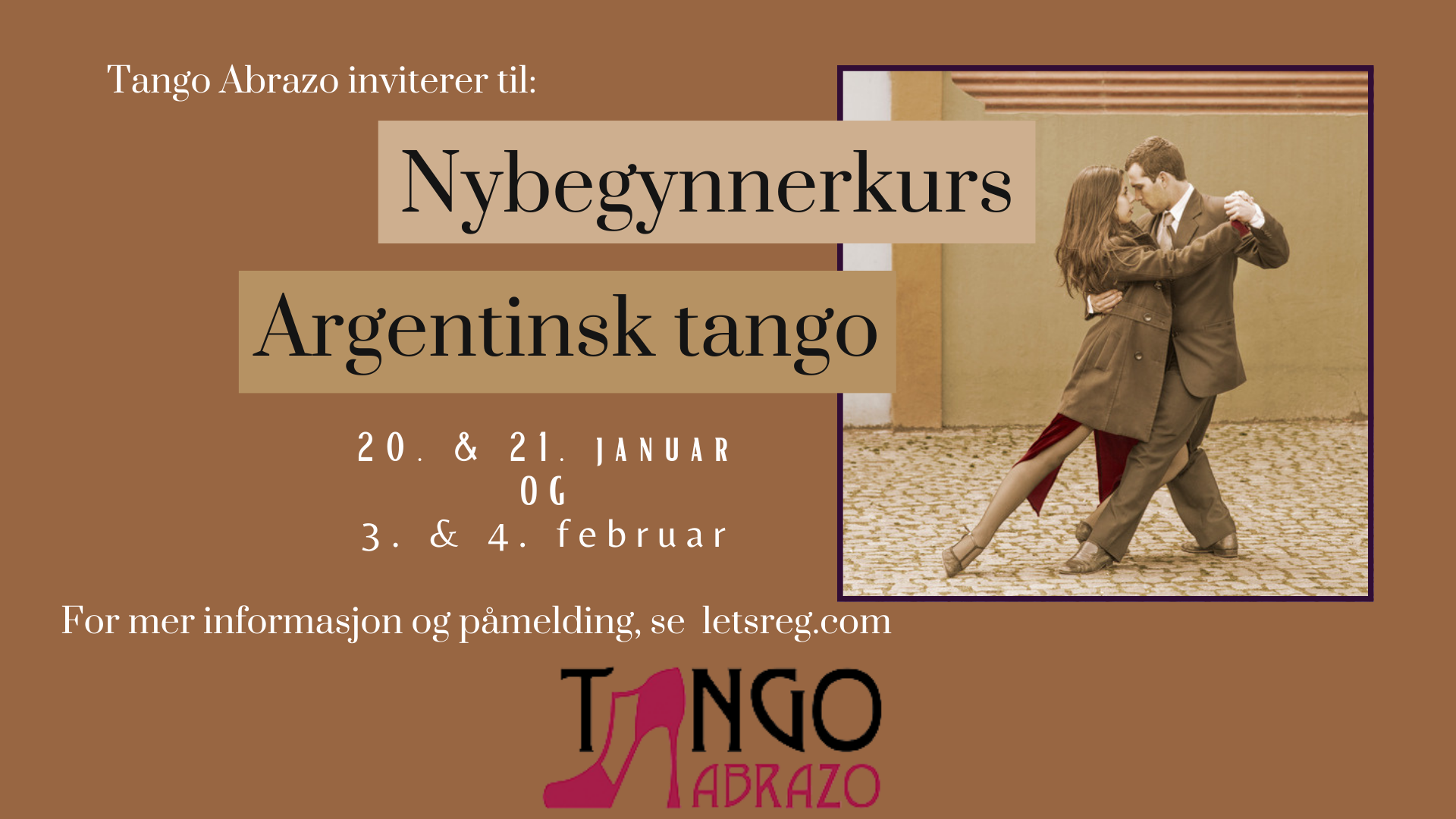 Nybegynnerkurs i Argentinsk Tango