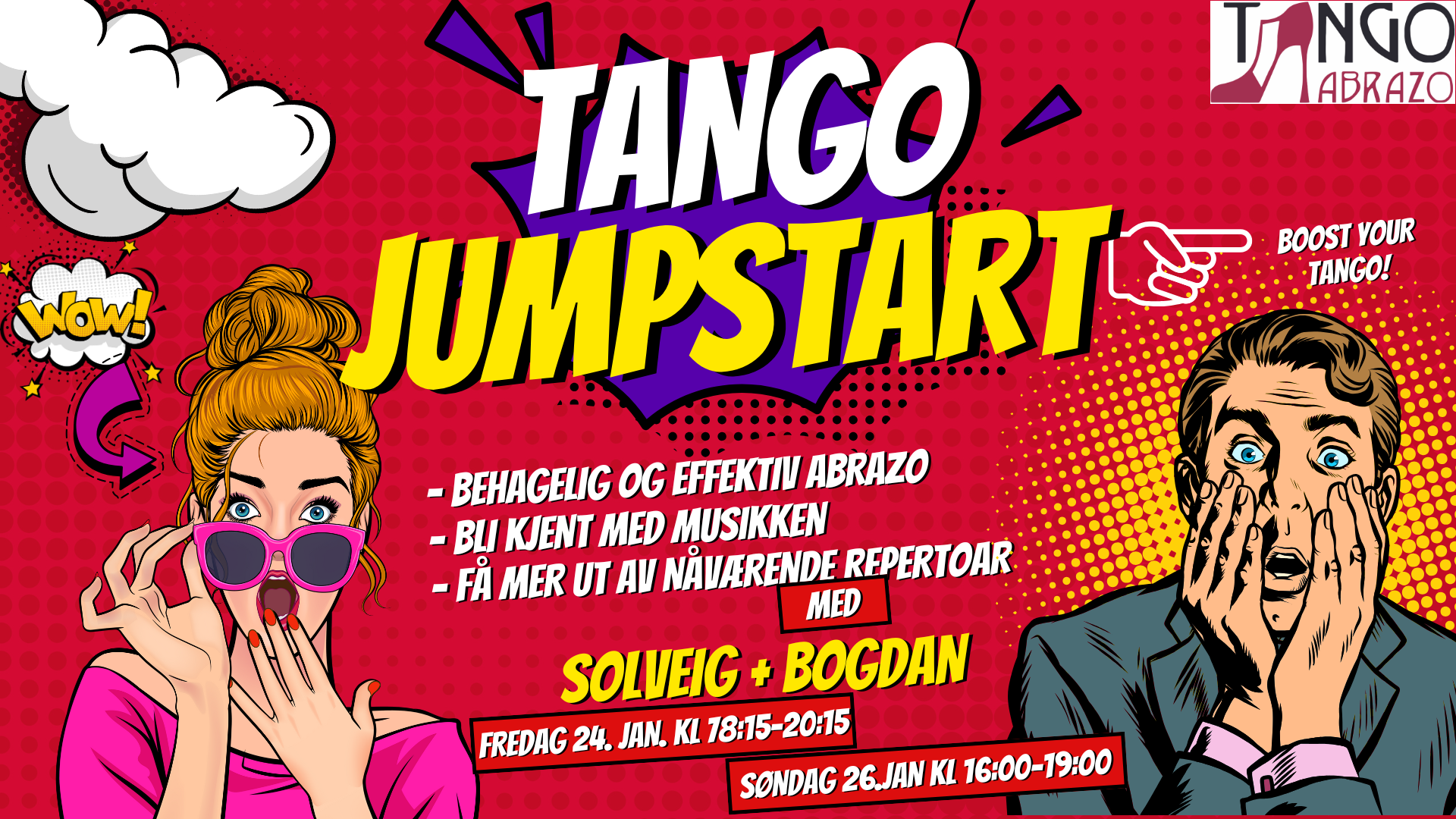 Tango Jump Start, med Solveig og Bogdan.