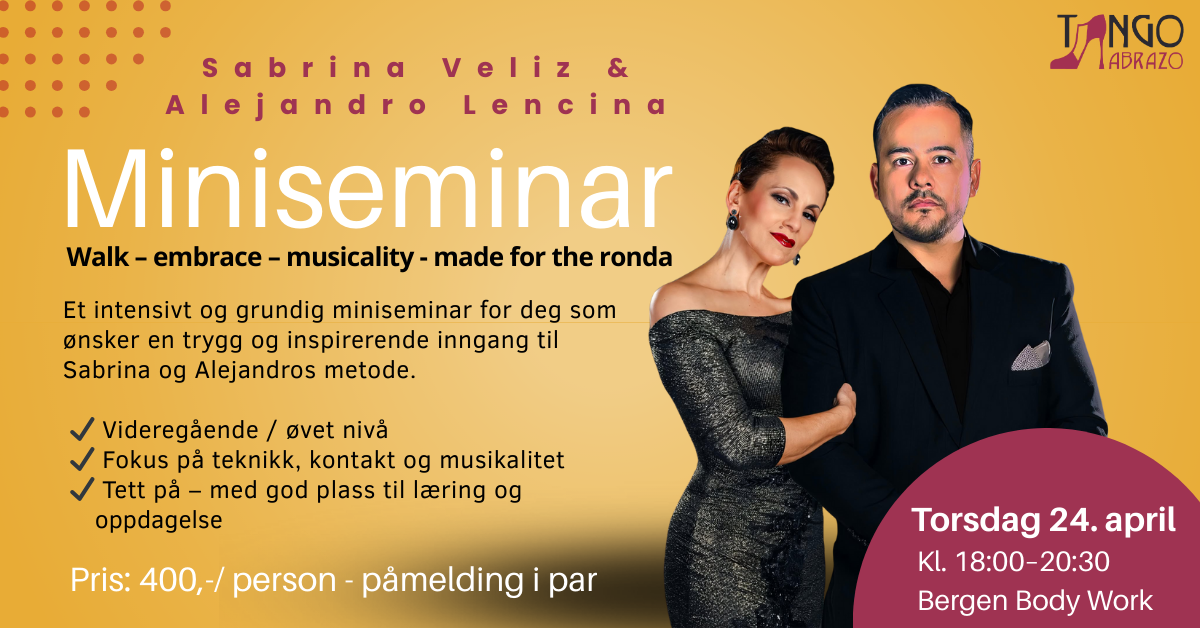 Miniseminar med Sabrina & Alejandro