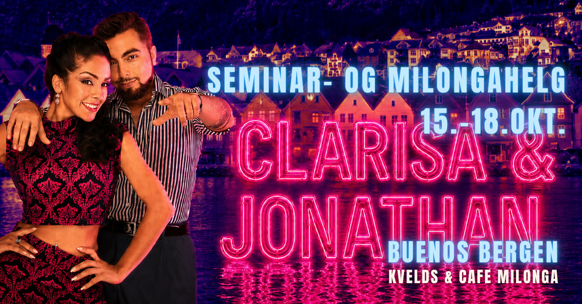 Milonga & dagmilonga ifm seminarhelg med Clarisa & Jonathan